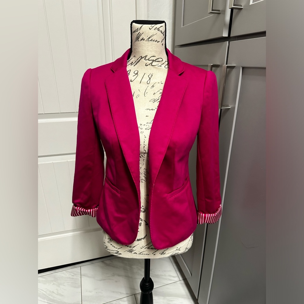 The Limited Hot Pink Soft Blazer XS